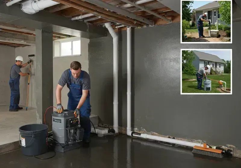 Basement Waterproofing and Flood Prevention process in Snowflake, AZ